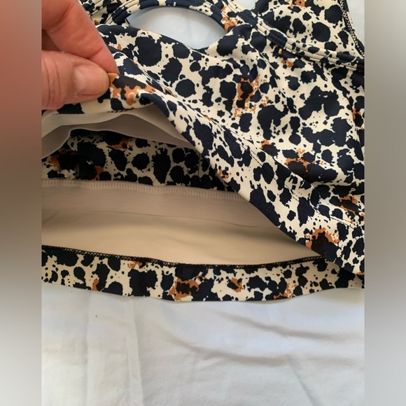 SAGE COLLECTIVE Women’s Inkspot-Print Sports Bra 🌴 - Picture 5 of 5